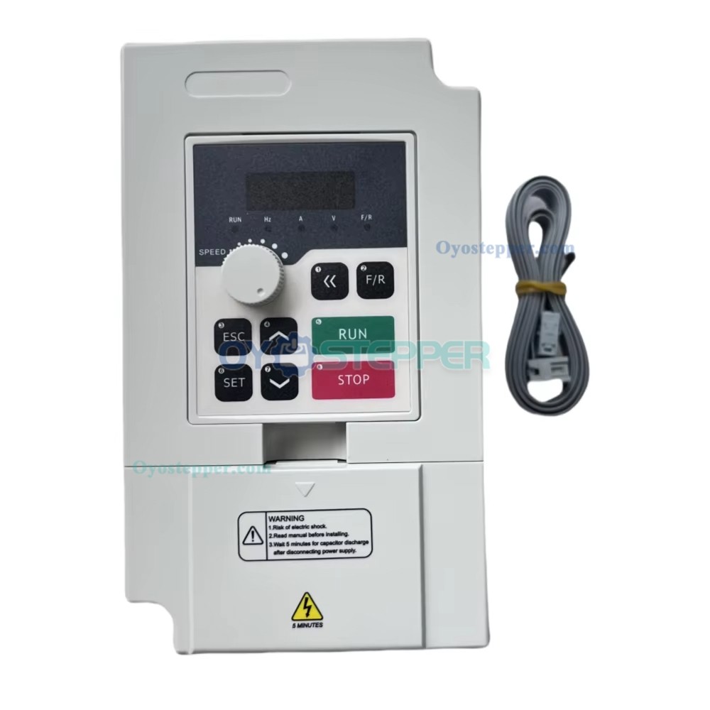 Handi 800W CNC Spindle Motor with VFD Kit 110V/220V Square Air Cooled Spindle Kit 24000RPM ER11 Collet